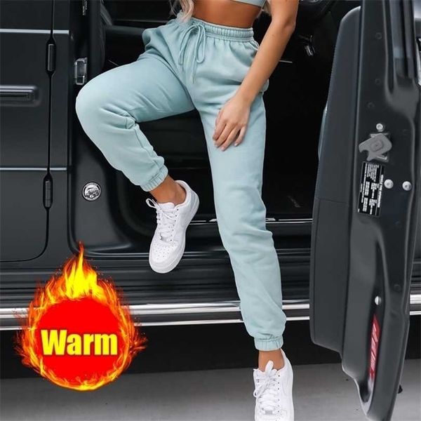 winter women warm sweatpants baggy autumn women's sports thicken pants joggers wide streetwear high waisted 211124, Black;white
winter women warm sweatpants baggy autumn women's sports thicken pants joggers wide streetwear high waisted 211124, Black;white