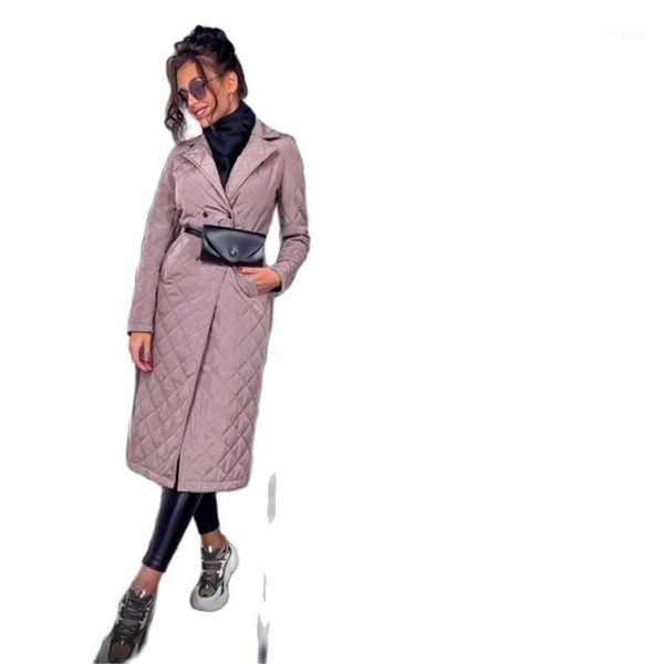 women's down & parkas long straight winter coat with rhombus pattern casual sashes women deep pockets tailored collar stylish outerwear, Black
women's down & parkas long straight winter coat with rhombus pattern casual sashes women deep pockets tailored collar stylish outerwear, Black