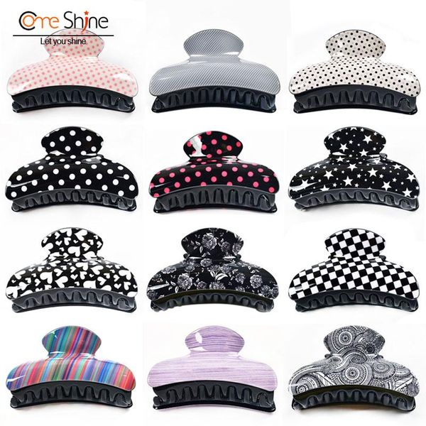 hair accessories korean acrylic large claw clip for thick women black white plaid crab hairpin factory wholesale drop
hair accessories korean acrylic large claw clip for thick women black white plaid crab hairpin factory wholesale drop