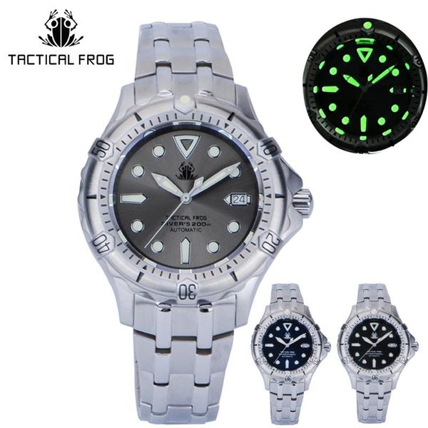 wristwatches tactical frog retro leopard max automatic watch men nh35a sapphire 20bar stainless bracelet c3 luminous mechanical diver watche, Slivery;brown
wristwatches tactical frog retro leopard max automatic watch men nh35a sapphire 20bar stainless bracelet c3 luminous mechanical diver watche, Slivery;brown
