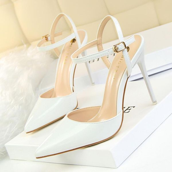 sandals europe & america style simple slim super high heels women 2021 shallow pointed toe patent leather summer, Black
sandals europe & america style simple slim super high heels women 2021 shallow pointed toe patent leather summer, Black