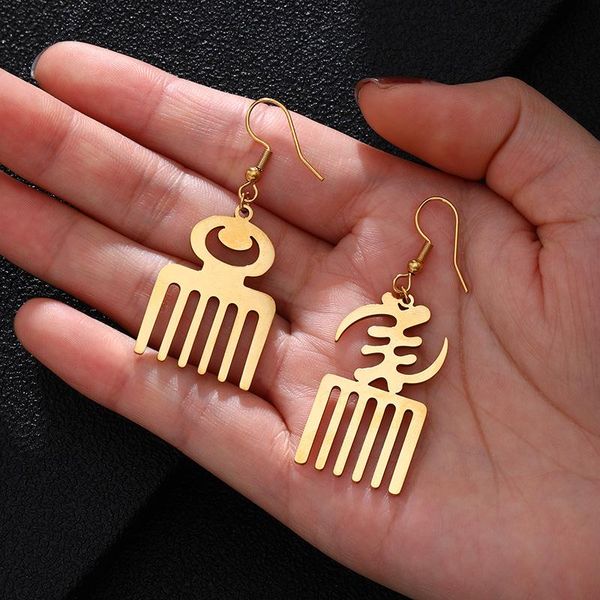 dangle & chandelier 2021 arrival african pendant earrings european and american fashion hollow gold stainless steel jewelry for women, Silver
dangle & chandelier 2021 arrival african pendant earrings european and american fashion hollow gold stainless steel jewelry for women, Silver