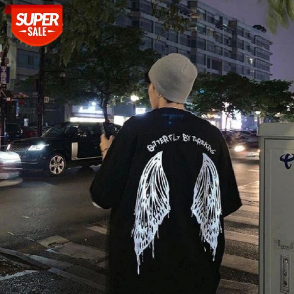 gothic punk T-shirt men women couple clothes personality fashion reflective half-sleeved Korean trend loose couple tshirt male #ZQ0R, White;black
gothic punk T-shirt men women couple clothes personality fashion reflective half-sleeved Korean trend loose couple tshirt male #ZQ0R, White;black