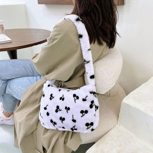 evening bags autumn winter soft plush shoulder bag for women 2021 cherry print underarm ladies furry fluffy handbags and purses
evening bags autumn winter soft plush shoulder bag for women 2021 cherry print underarm ladies furry fluffy handbags and purses