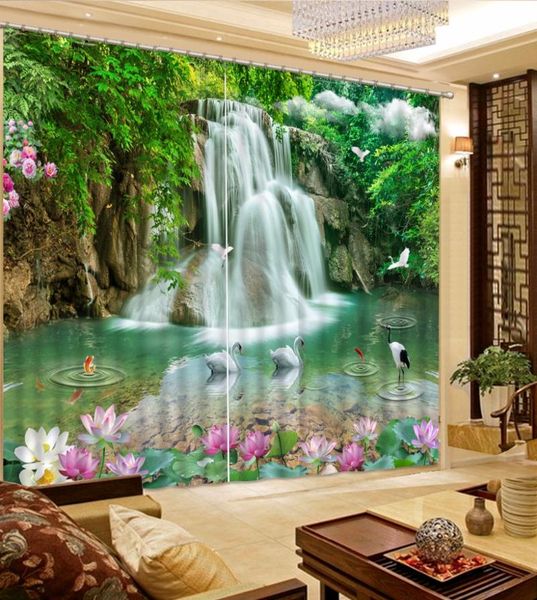 curtain & drapes 3d po customize size green scenery waterfall swan lotus window living room bathroom
curtain & drapes 3d po customize size green scenery waterfall swan lotus window living room bathroom
