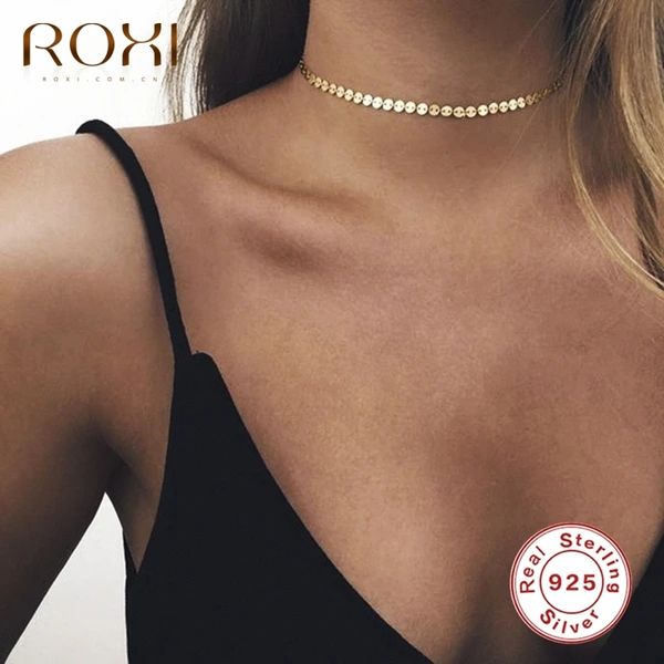 roxi wafer women chocker necklace classic minimalism clavicle necklaces 925 sterling silver fine jewelry chain collares
roxi wafer women chocker necklace classic minimalism clavicle necklaces 925 sterling silver fine jewelry chain collares