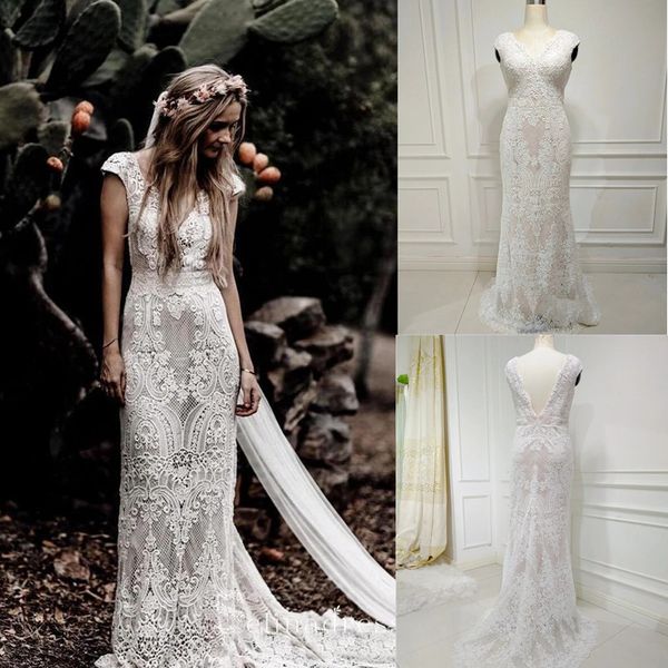 limor rosen 2019 wedding dresses v neck backless sleeveless lace bridal gowns lace appliqued mermaid dress vestidos de noiva, White
limor rosen 2019 wedding dresses v neck backless sleeveless lace bridal gowns lace appliqued mermaid dress vestidos de noiva, White