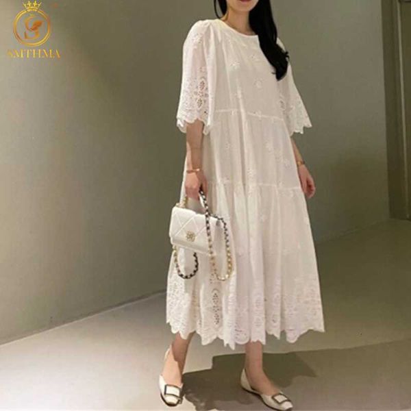casual dresses 2021 fashion elegant lace hollow out embroidery women short sleeve loose maxi es female summer vestidos 7y1g, Black;gray
casual dresses 2021 fashion elegant lace hollow out embroidery women short sleeve loose maxi es female summer vestidos 7y1g, Black;gray