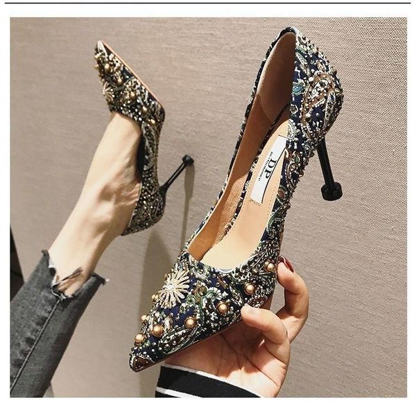 dress shoes 2021 ankle prom women's heels pumps women breathable pointed toe for a293 sandals, Black
dress shoes 2021 ankle prom women's heels pumps women breathable pointed toe for a293 sandals, Black
