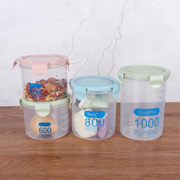 storage bottles & jars 1 pc kitchen box sealing food preservation plastic fresh pot container organizer case 600 /800/1000ml
storage bottles & jars 1 pc kitchen box sealing food preservation plastic fresh pot container organizer case 600 /800/1000ml