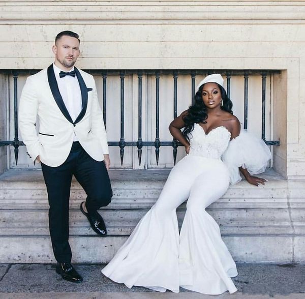 new plus 2021 size jumpsuits es sweetheart satin lace custom made country wedding pants beach vestidos de novia qk38, White
new plus 2021 size jumpsuits es sweetheart satin lace custom made country wedding pants beach vestidos de novia qk38, White