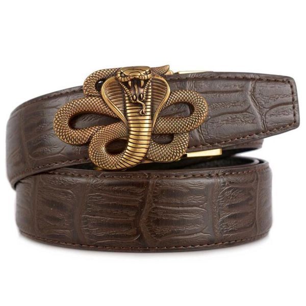 belts genuine leather automatic buckle crocodile grain snake belt punk style jeans cowboy quality assurance zlb380, Black;brown
belts genuine leather automatic buckle crocodile grain snake belt punk style jeans cowboy quality assurance zlb380, Black;brown