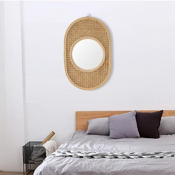 rattan wall hanging mirror handmade woven ornamental mirror dressing makeup for home living room decorative
rattan wall hanging mirror handmade woven ornamental mirror dressing makeup for home living room decorative