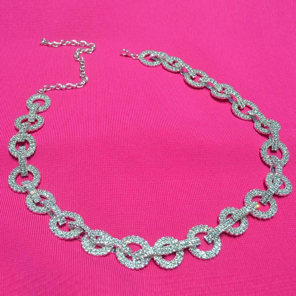chains adyce chain choker necklace for women fashion stainless steel crystal solid metal lady pendant jewelry, Silver
chains adyce chain choker necklace for women fashion stainless steel crystal solid metal lady pendant jewelry, Silver
