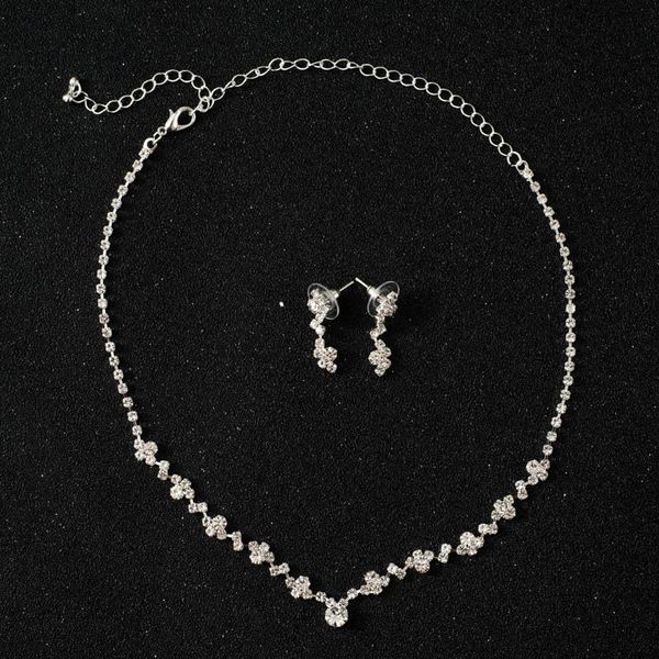 earrings & necklace fashion women set alloy rhinestone wedding bridal lady dangle earring necklaces jewellery accessories xin-ship, Silver
earrings & necklace fashion women set alloy rhinestone wedding bridal lady dangle earring necklaces jewellery accessories xin-ship, Silver