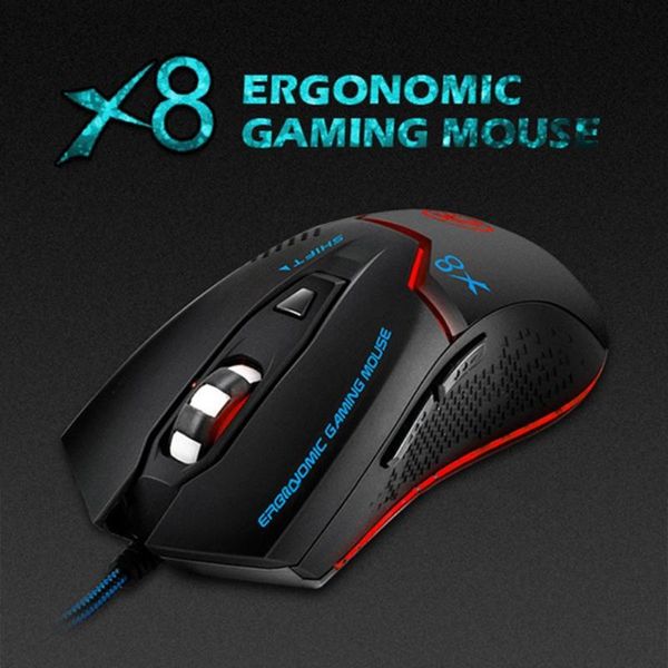 mice x8 e-sports wired gaming mouse luminous adjustable 3200dpi led poelectric eat chicken for pc lapcomputer
mice x8 e-sports wired gaming mouse luminous adjustable 3200dpi led poelectric eat chicken for pc lapcomputer
