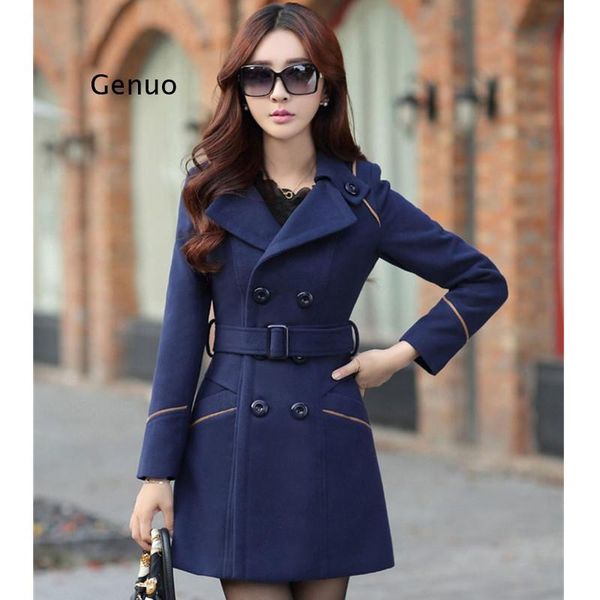 women's wool & blends m-3xl autumn winter jacket women double breasted coats elegant overcoat basic coat pockets woolen long top, Black
women's wool & blends m-3xl autumn winter jacket women double breasted coats elegant overcoat basic coat pockets woolen long top, Black