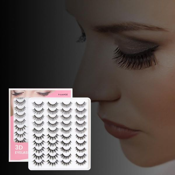 false eyelashes 20pairs of 3d natural thick long dramatic dense volume fake lashes makeup extension
false eyelashes 20pairs of 3d natural thick long dramatic dense volume fake lashes makeup extension