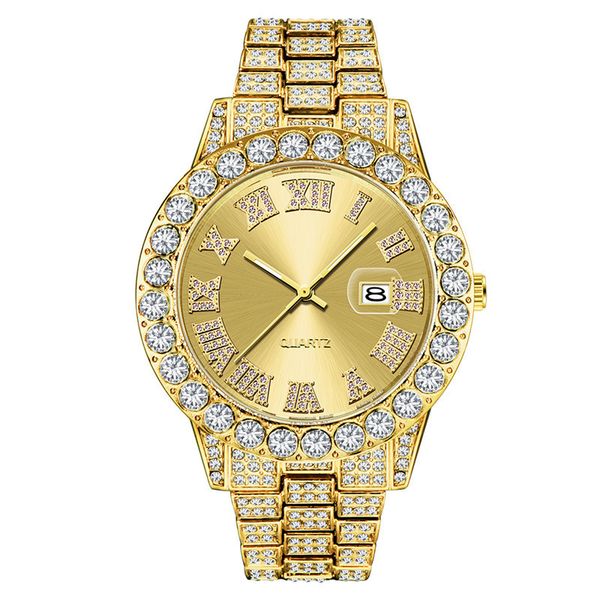 designer watch brand table luxury es black gold hiphop large dial super flash hip hop full english watch personality trend waterproof male, Slivery;brown
designer watch brand table luxury es black gold hiphop large dial super flash hip hop full english watch personality trend waterproof male, Slivery;brown