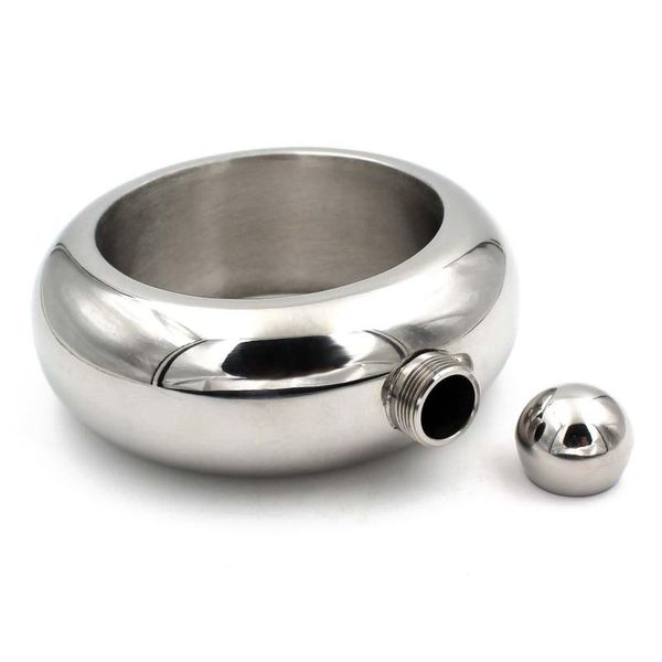 hip flasks -bangle bracelet flask stainless steel wine liquor novelty fun gifts (silver)
hip flasks -bangle bracelet flask stainless steel wine liquor novelty fun gifts (silver)