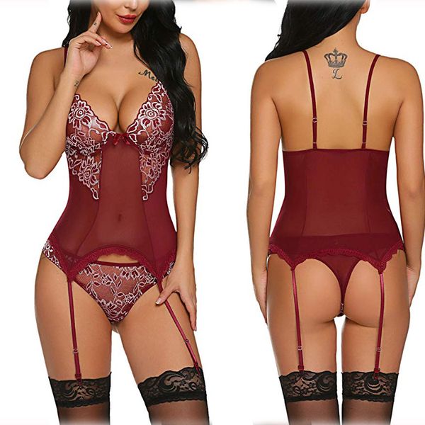 2021 new lace lingerie babydoll skirt women's underwear nightwear sleepwear bodysuit women dress bodysuits woman sleep wear, Black;white
2021 new lace lingerie babydoll skirt women's underwear nightwear sleepwear bodysuit women dress bodysuits woman sleep wear, Black;white