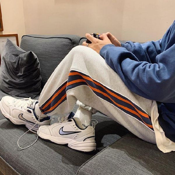 men's pants loose straight-leg all-match sports for both men and women are the same harun streetwear hip hop pantalones hombre, Black
men's pants loose straight-leg all-match sports for both men and women are the same harun streetwear hip hop pantalones hombre, Black