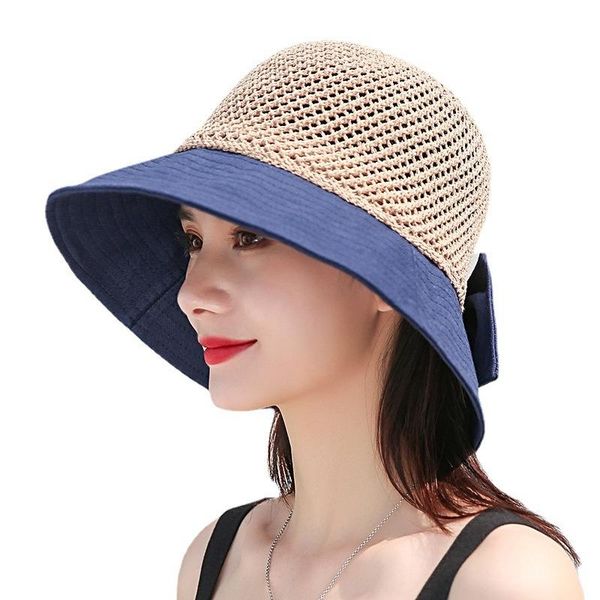 wide brim hats women mesh sun visor bowknot sunscreen bucket cap beach pool floppy dress casual vintage cooling straw hat, Blue;gray
wide brim hats women mesh sun visor bowknot sunscreen bucket cap beach pool floppy dress casual vintage cooling straw hat, Blue;gray