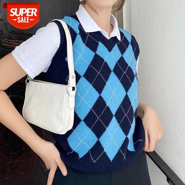 heyoungirl y2k argyle plaid knit sweater women casual preppy style sleeveless vest jumpers ladies korean knitwear autumn 2020 #8e9e, White
heyoungirl y2k argyle plaid knit sweater women casual preppy style sleeveless vest jumpers ladies korean knitwear autumn 2020 #8e9e, White