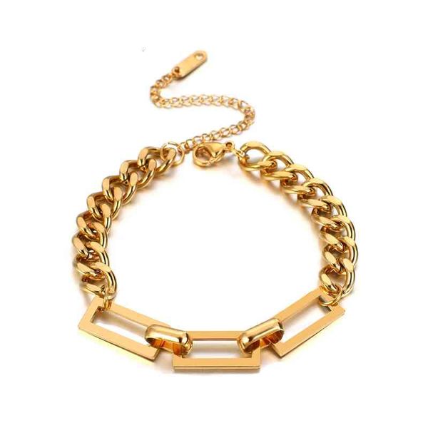trendy gold color cuba chain charm bracelets women men hip hop stainless steel cuban minimalist adjustable jewelry, Golden;silver
trendy gold color cuba chain charm bracelets women men hip hop stainless steel cuban minimalist adjustable jewelry, Golden;silver