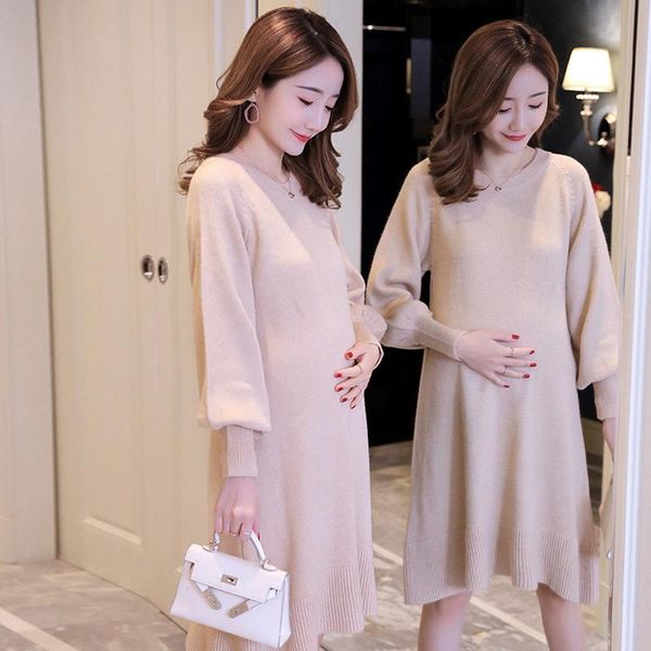 maternity dresses autumn winter sweater knit dress loose plus size pregnancy clothes, White
maternity dresses autumn winter sweater knit dress loose plus size pregnancy clothes, White