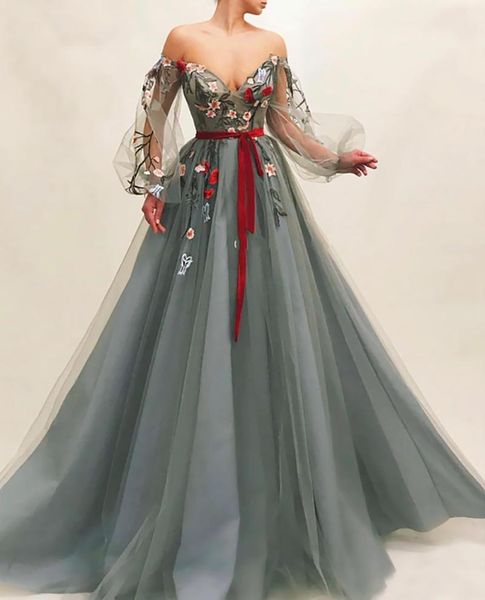 party dresses evening gown prom dress gray muslim off shoulder embroidery tulle islamic dubai kaftan saudi arabic long sleeves, White;black
party dresses evening gown prom dress gray muslim off shoulder embroidery tulle islamic dubai kaftan saudi arabic long sleeves, White;black