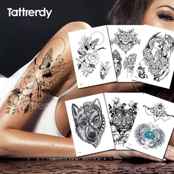 temporary tattoos tattoo sticker flower waterproof fake black sketches designs leaves animals wolf arm sleeve body decal
temporary tattoos tattoo sticker flower waterproof fake black sketches designs leaves animals wolf arm sleeve body decal