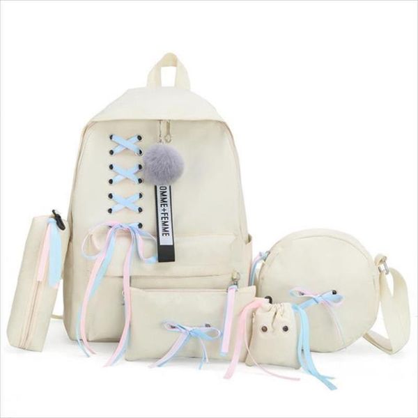 women litthing bag bag backpack teenage solid drop school for student schoolbag black lace bow shipping 2021 backpack bundle getur, Red;black
women litthing bag bag backpack teenage solid drop school for student schoolbag black lace bow shipping 2021 backpack bundle getur, Red;black