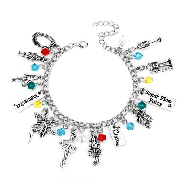 cartoon movie bracelet jewelry fashion dancing girl princess enamel realms crystal beads pendant bangle gift for women girl, Black
cartoon movie bracelet jewelry fashion dancing girl princess enamel realms crystal beads pendant bangle gift for women girl, Black