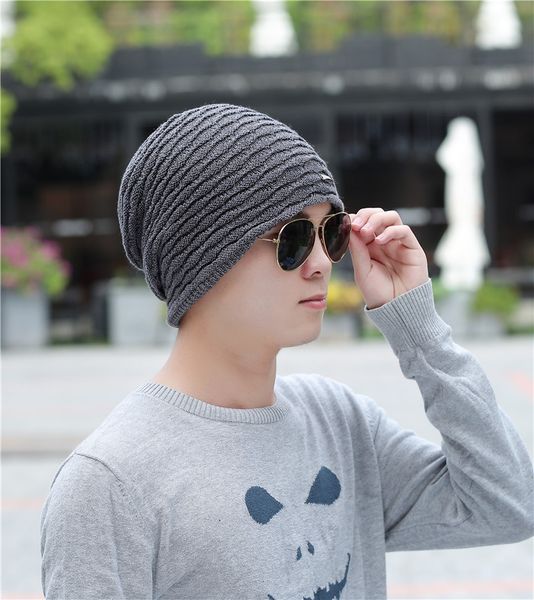 knitted warm solid color pullover hat plush thickened woolen men's winter hat, Black;white
knitted warm solid color pullover hat plush thickened woolen men's winter hat, Black;white