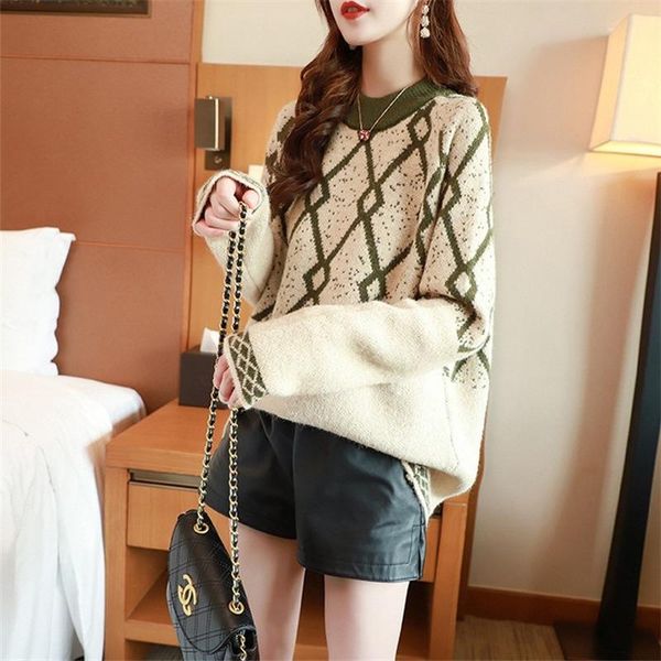 women's sweaters style loose fashion pullover sweater women 2021 autumn and winter korean round neck knitted bottoming shirt, White;black
women's sweaters style loose fashion pullover sweater women 2021 autumn and winter korean round neck knitted bottoming shirt, White;black
