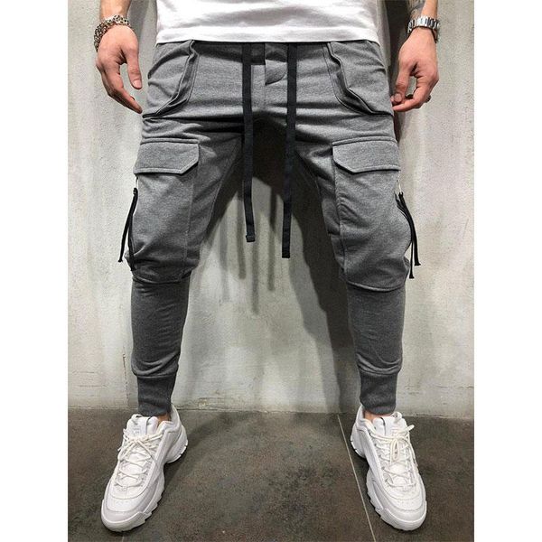 men's pants sweatpants for men joggers hip hop streetwear spring autumn cargo slim elasticity fashion trousers, Black
men's pants sweatpants for men joggers hip hop streetwear spring autumn cargo slim elasticity fashion trousers, Black