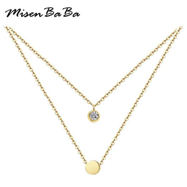 pendant necklaces stainless steel multilayer crystal necklace women gold color flat round coin choker jewelry, Silver
pendant necklaces stainless steel multilayer crystal necklace women gold color flat round coin choker jewelry, Silver