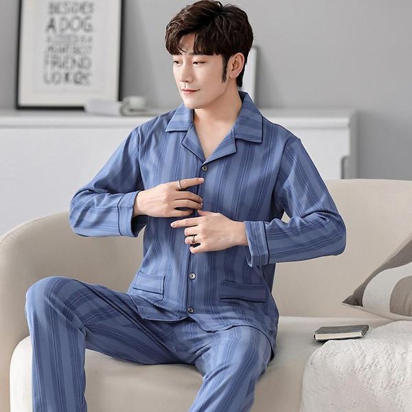 2021 spring new men pajamas set thin loose cotton long sleeve cardiga homewear sleepwear two piece set comfortable breathable, Black;brown
2021 spring new men pajamas set thin loose cotton long sleeve cardiga homewear sleepwear two piece set comfortable breathable, Black;brown