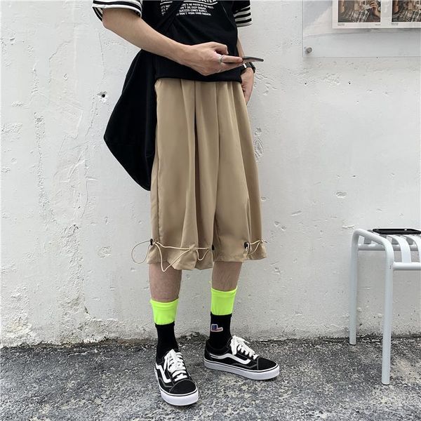 men's pants summer drawstring casual solid color korean straight-leg streetwear hip-hop wid mkl5, Black
men's pants summer drawstring casual solid color korean straight-leg streetwear hip-hop wid mkl5, Black