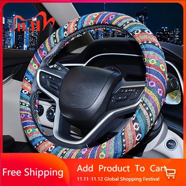 steering wheel covers car handlebar braid wheels wrap natural fibers anti slip breathable national style 38cm universal
steering wheel covers car handlebar braid wheels wrap natural fibers anti slip breathable national style 38cm universal