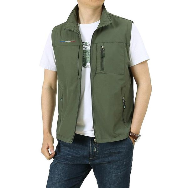men's vests summer mesh vest with many pockets for men thin breathable multi pocket classic waistcoat male pographer sleeveless jacket, Black;white
men's vests summer mesh vest with many pockets for men thin breathable multi pocket classic waistcoat male pographer sleeveless jacket, Black;white