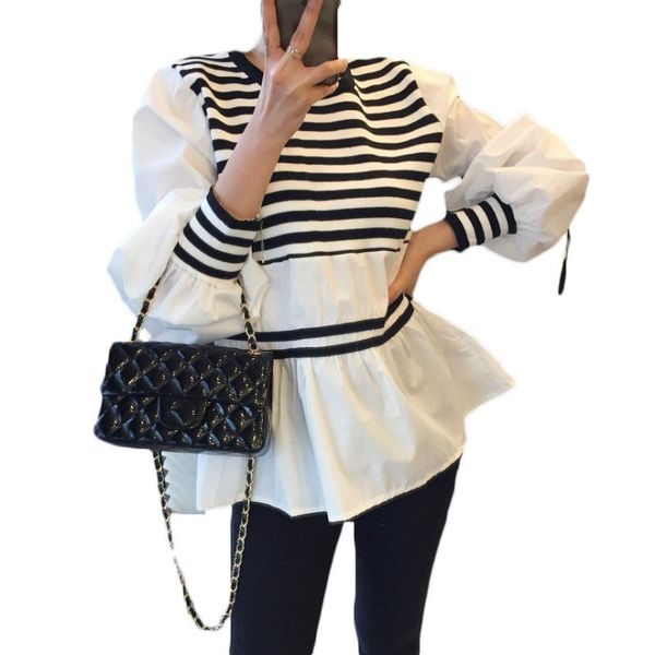 women's blouses & shirts wsyore women casual striped korean style puff sleeve female spring and autumn long-sleeve ns2793, White
women's blouses & shirts wsyore women casual striped korean style puff sleeve female spring and autumn long-sleeve ns2793, White