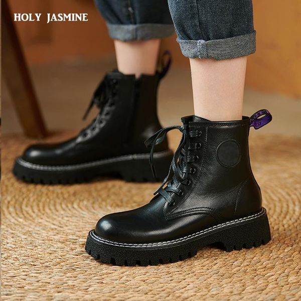 boots women shoes ankle 2021 autumn british wind genuine leather round toe ladies short motorcycle platform, Black
boots women shoes ankle 2021 autumn british wind genuine leather round toe ladies short motorcycle platform, Black