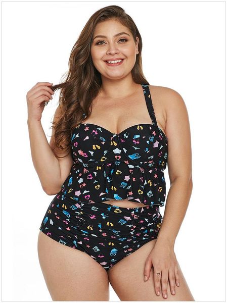 one-piece suits plus large size split swimsuit conservative cover belly thin big breasts spring bathing suit two-piece swimwear
one-piece suits plus large size split swimsuit conservative cover belly thin big breasts spring bathing suit two-piece swimwear