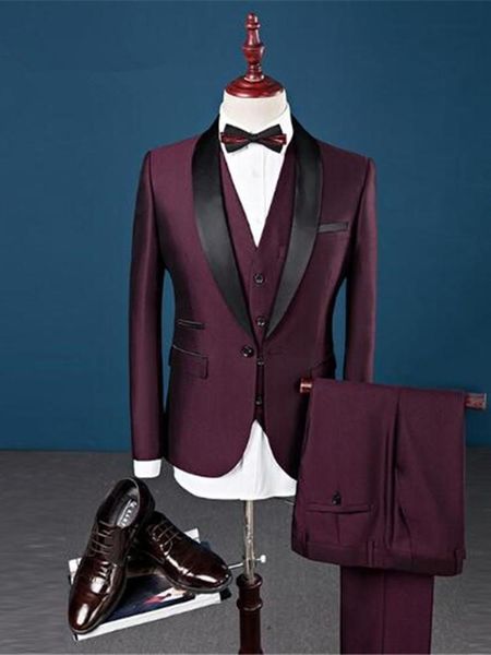 men's suits & blazers men suit latest designs slim fit set formal burgundy business groom wedding for (jacket+pants+vest), White;black
men's suits & blazers men suit latest designs slim fit set formal burgundy business groom wedding for (jacket+pants+vest), White;black
