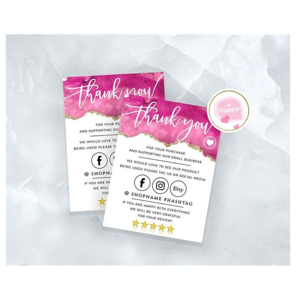 greeting cards pink gold thank you for your order modern packaging insert card small business media socialcards
greeting cards pink gold thank you for your order modern packaging insert card small business media socialcards