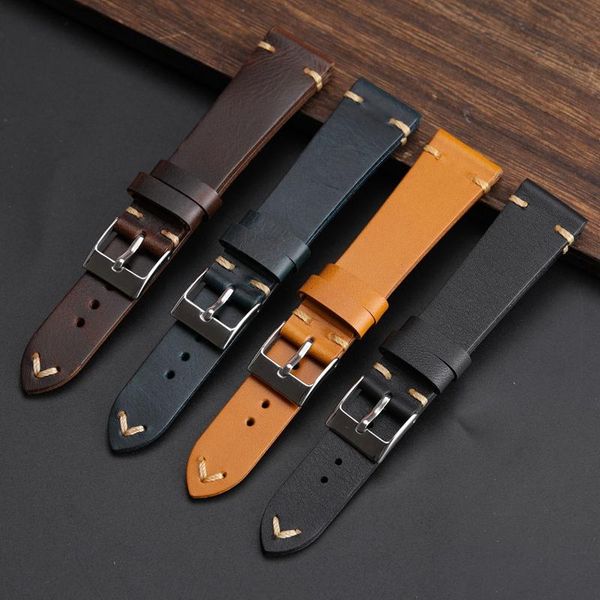 watch bands super soft leather watchband 18 19 20 21 22mm handmade calfskin bracelet men's vintage brown blue oil, Black;brown
watch bands super soft leather watchband 18 19 20 21 22mm handmade calfskin bracelet men's vintage brown blue oil, Black;brown