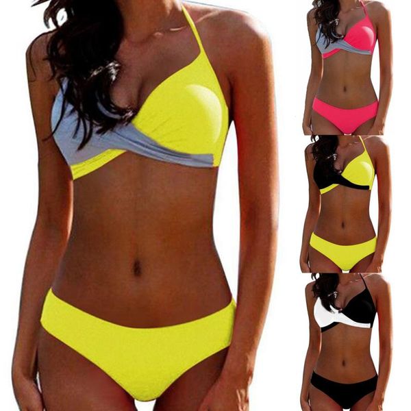 women's swimwear 2021 swimsuit bikini hard package split swimsuits color matching black and white large size european suit, White;black
women's swimwear 2021 swimsuit bikini hard package split swimsuits color matching black and white large size european suit, White;black