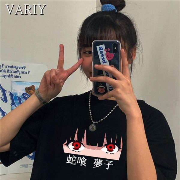 women's t-shirt anime jabami yumeko eyes tshirts for women kakegurui cute cartoon print cosplay harajuku ulzzzang japanese, White
women's t-shirt anime jabami yumeko eyes tshirts for women kakegurui cute cartoon print cosplay harajuku ulzzzang japanese, White
